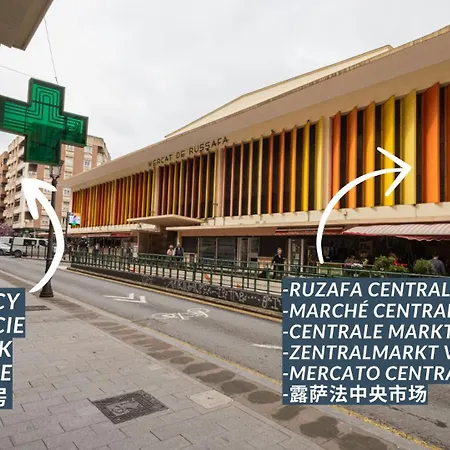 Florit Flats - Estudio De Diseno Con Luz Natural En Ruzafa - Planta Baja
